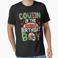 Cousin Birthday Game Day Football T-Shirt - Aesthetic Graphic for Adults
