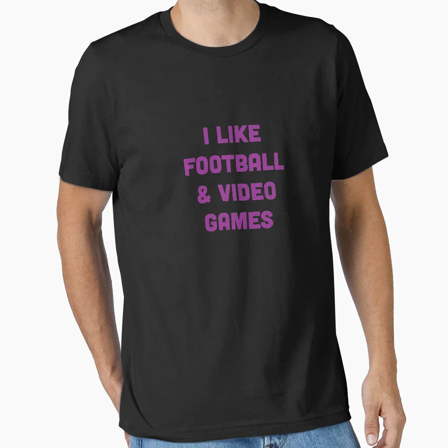 Football Video Games T-Shirt - Unique Graphic Unisex