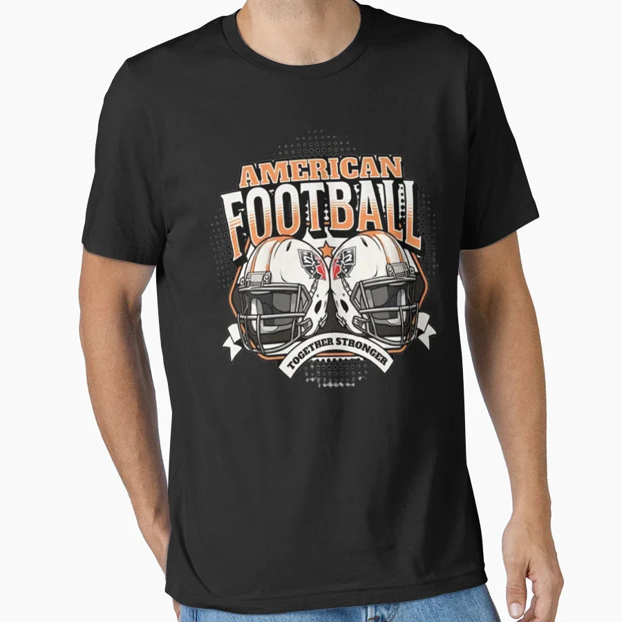 American Football T-Shirt - Streetwear Style for Adults