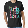 Soccer Sister Polka Dot T-Shirt - Unique Graphic Unisex