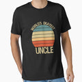 Worlds Okayest Uncle Funny Uncle Gift T-Shirt - Novelty Apparel for Adults