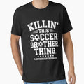 Soccer Player Funny Joke Support Meme T-Shirt - Custom Art Print Unisex