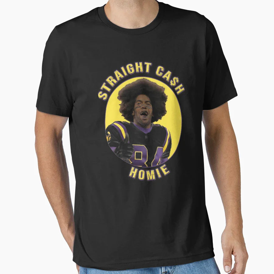 Randy Moss Straight Cash Homie T-Shirt - Fun Novelty Design Men Women