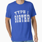 Type 1 Sister Diabetes Awareness Sports T-Shirt - Trendy Graphic Men Women