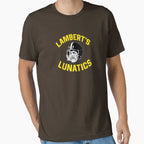 Jack Lamberts Lunatics Mens T-Shirt - Casual Everyday Wear Men Women