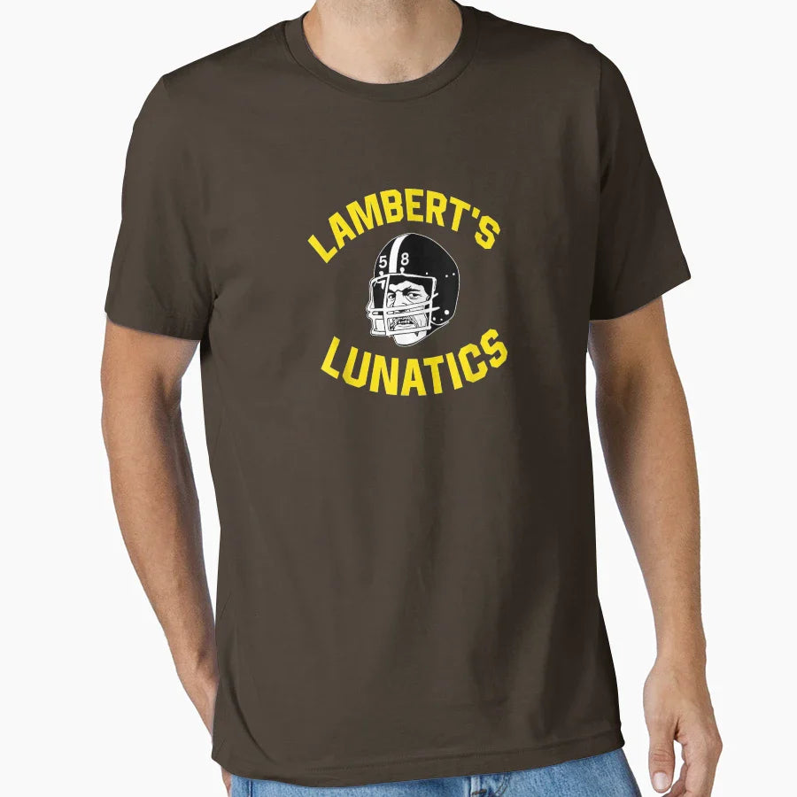 Jack Lamberts Lunatics Mens T-Shirt - Casual Everyday Wear Men Women