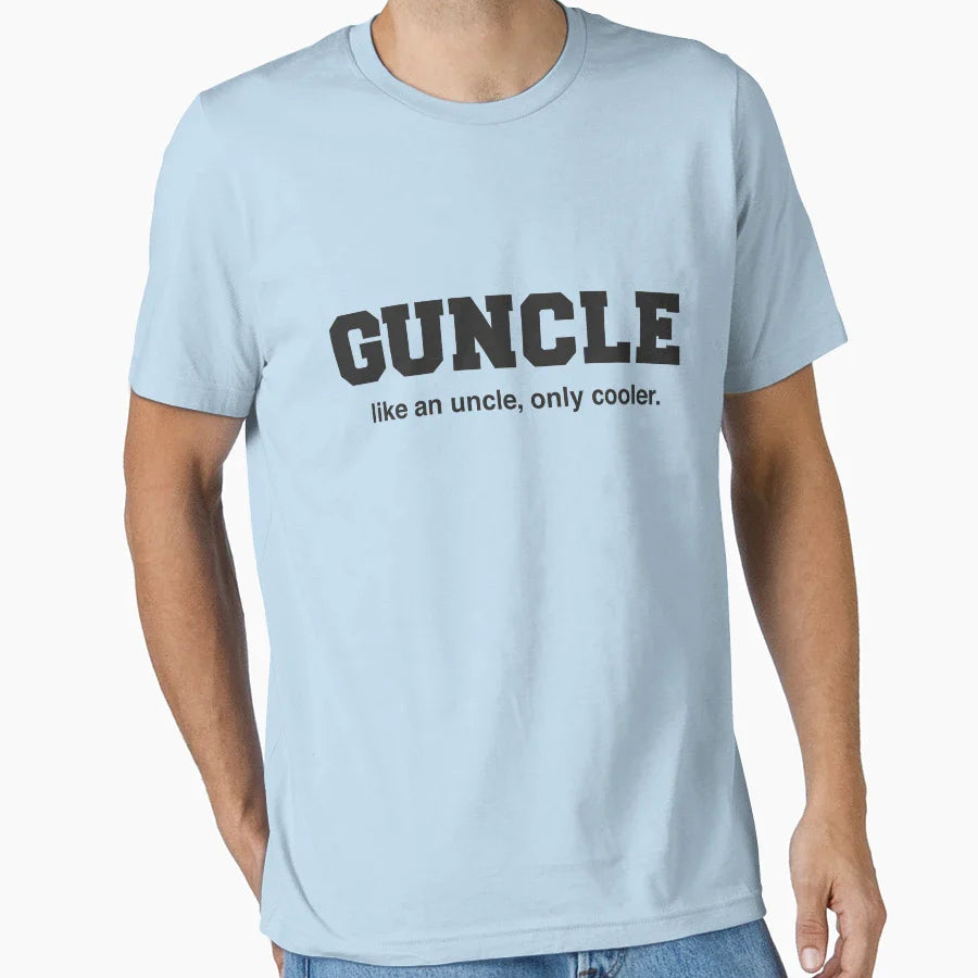 Guncle Like Uncle Only Cooler T Shirts Hoodie - Aesthetic Graphic Unisex