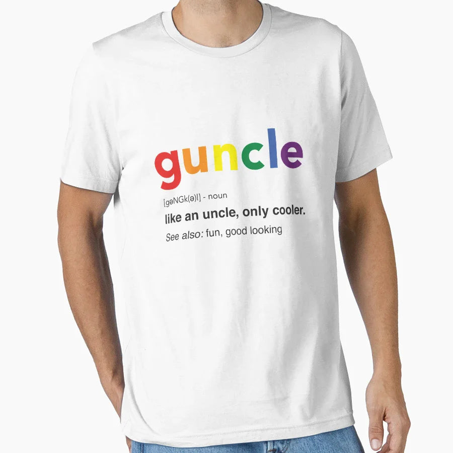 Guncle Like Uncle Only Cooler Hoodies Hoodie - Custom Art Print Men Women