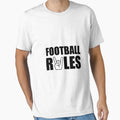 Football Rules T-Shirt - Streetwear Style for Adults