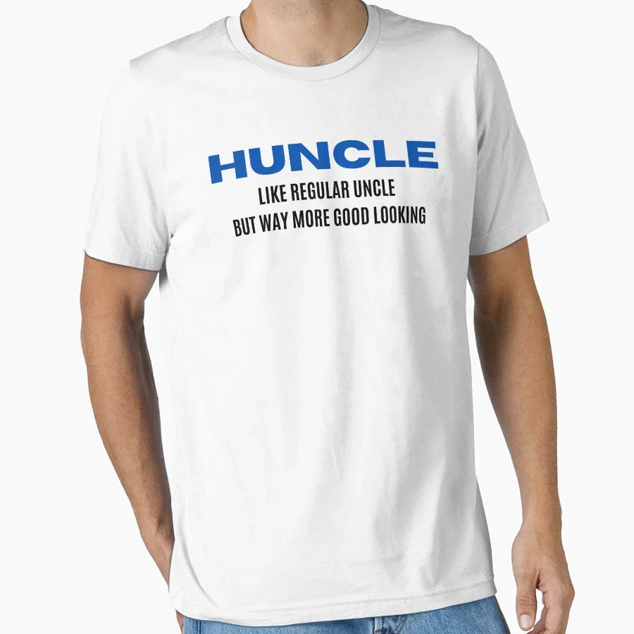Huncle Gift Uncle Birthday And T-Shirt - Aesthetic Graphic for Adults
