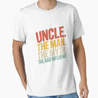 Uncle Myth Bad Influence T-Shirt - Novelty Apparel for Adults