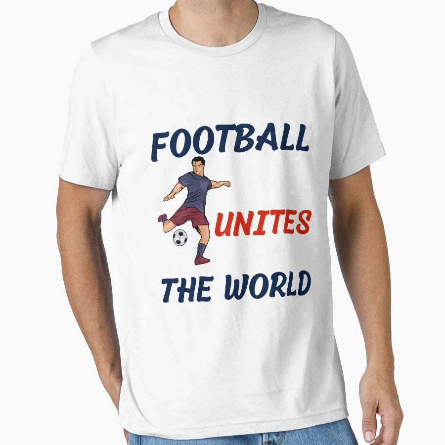 Football Unites World T-Shirt - Streetwear Style for Adults