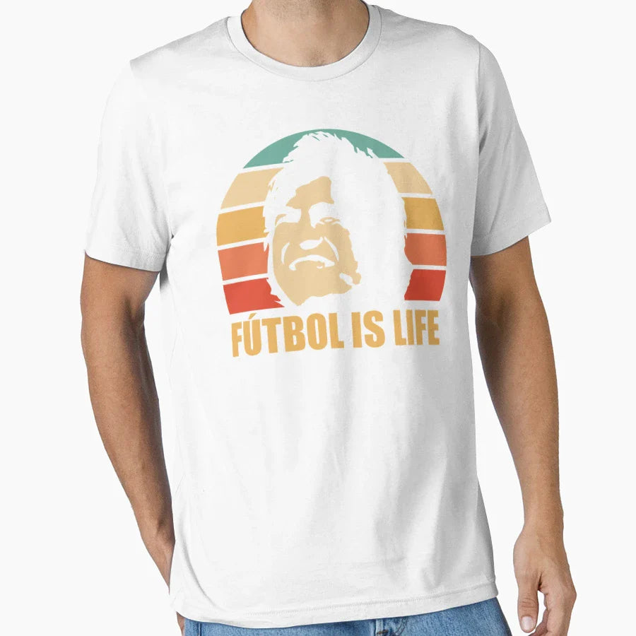 Futbol Is Life T-Shirt - Novelty Apparel for Adults