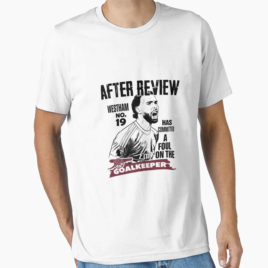 After Review Westham No 19 Has T-Shirt - Aesthetic Graphic for Adults