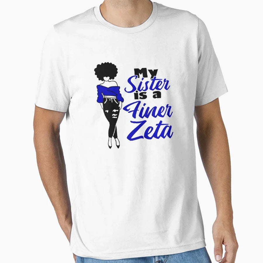 Zeta Phi Beta Finer Zeta Z Phi B T-Shirt - Unique Graphic for Adults