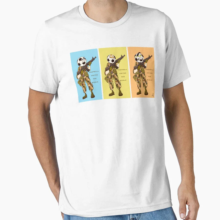 Football Unites World Liam T-Shirt - Casual Everyday Wear Unisex