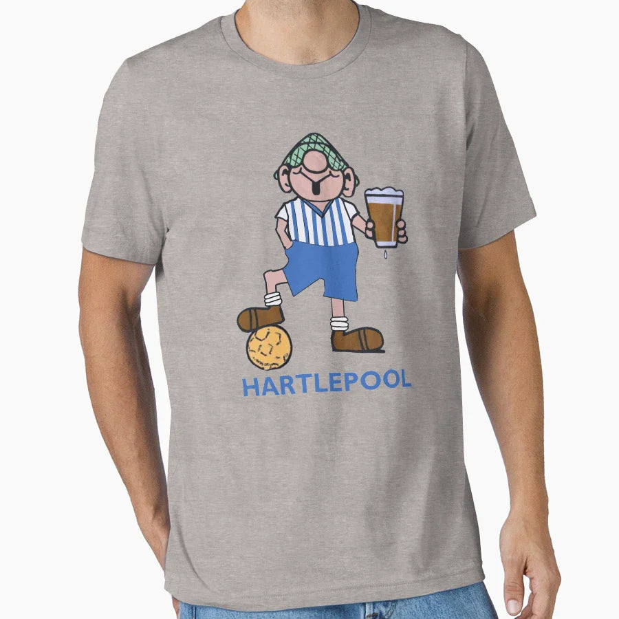 Andy Capp Hartlepool T-Shirt - Fun Novelty Design Men Women
