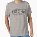 Brother Est 2023 New Bigger Brother T-Shirt - Aesthetic Graphic for Adults
