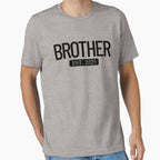 Brother Est 2025 New Bigger Brother T-Shirt - Novelty Apparel Men Women