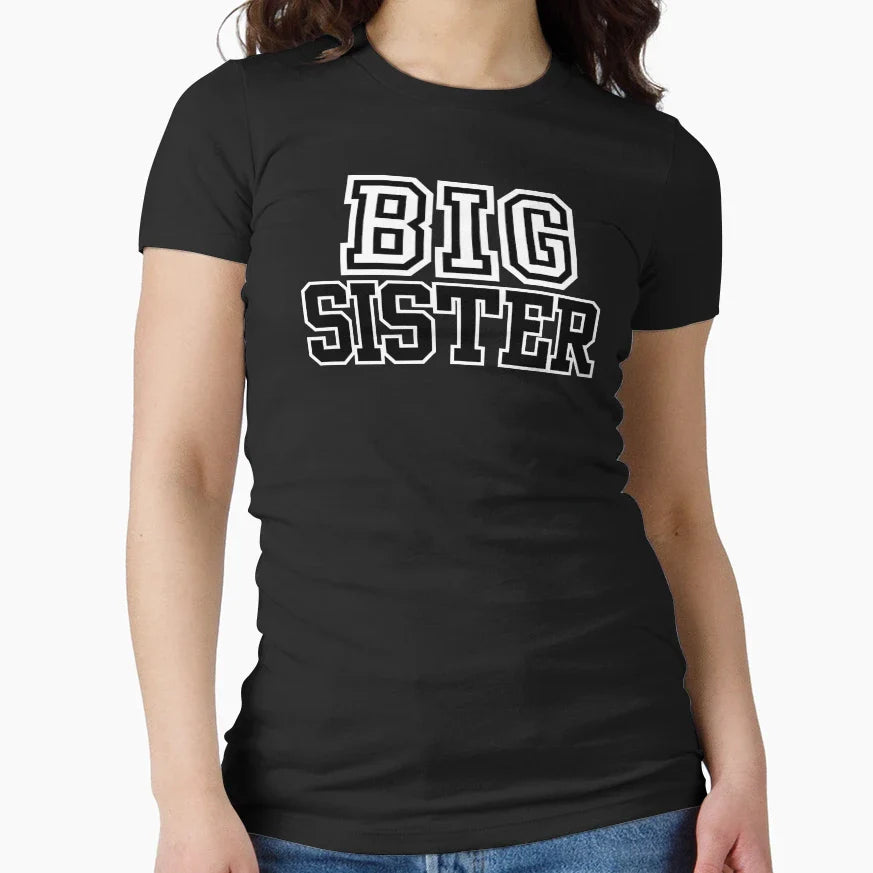 Big Sister T-Shirt - Custom Art Print Men Women