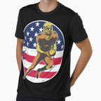 Football Quarterback T-Shirt - Unique Graphic for Adults