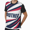 Brother Bold Typography T-Shirt - Graphic Print Unisex