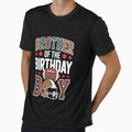 Brother Birthday Game Day Football T-Shirt - Graphic Print Unisex