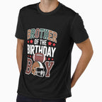 Brother Birthday Game Day Football T-Shirt - Graphic Print Unisex