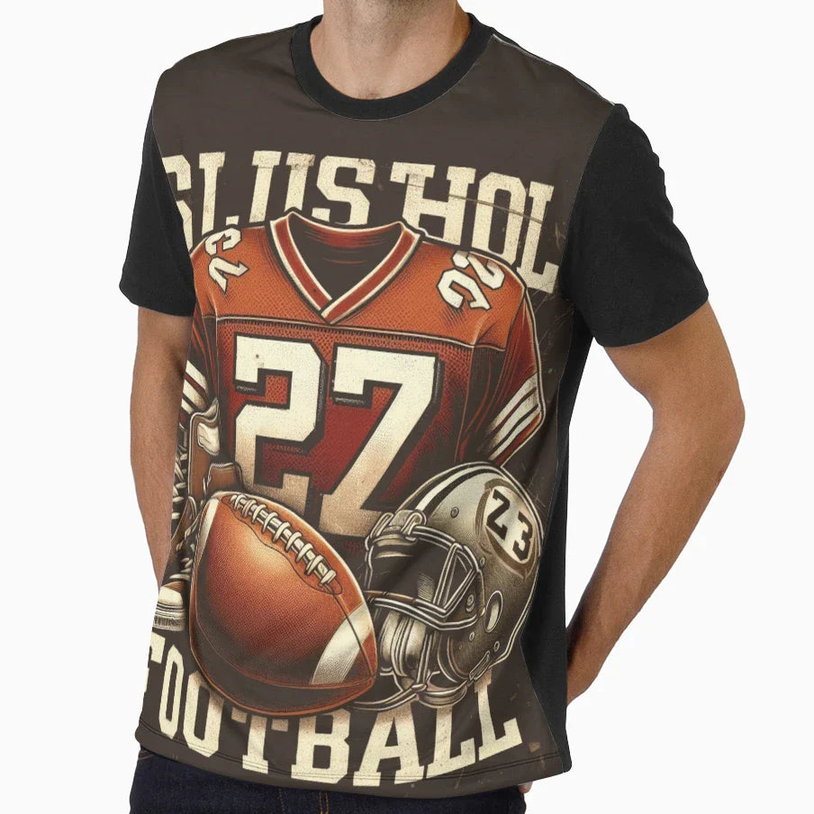 Football D2 T-Shirt - Aesthetic Graphic Unisex