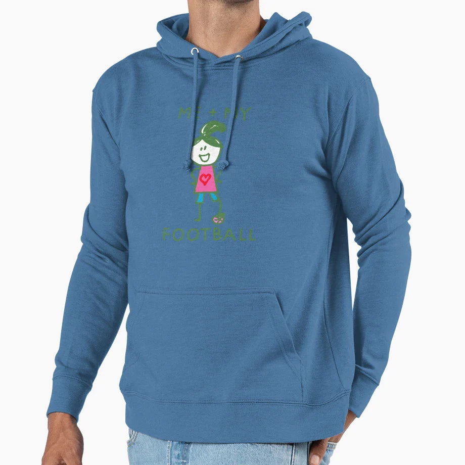 Stick Peeps Me My Football Children Hoodie - Fun Novelty Design Unisex