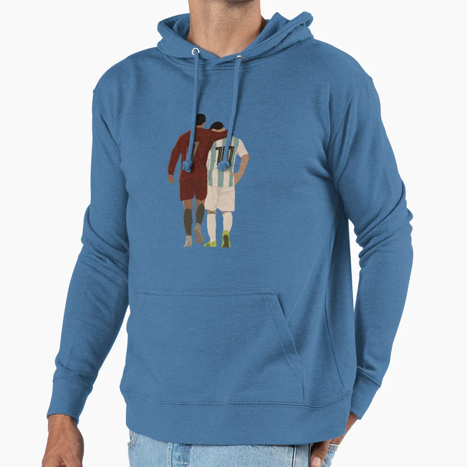Greatest All Time Hoodie - Minimalist Print for Adults