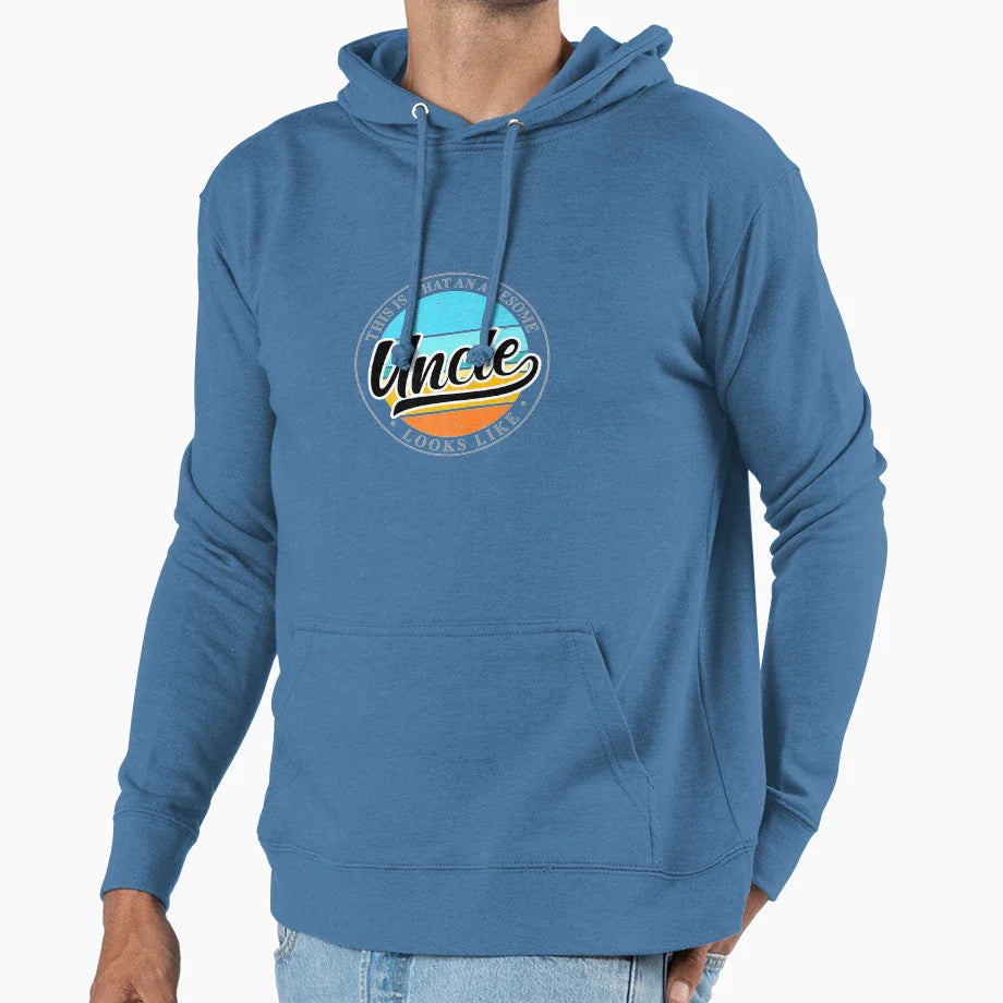 Fathers Day Birthday Uncle From Niece Hoodie - Trendy Graphic for Adults