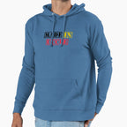 Made Uccle Belgium Hoodie - Minimalist Print Men Women