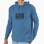 Soccer Sister Cheer Squad Certified Hoodie - Novelty Apparel for Adults