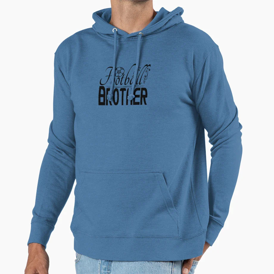 Football Brother Hoodie - Trendy Graphic Men Women
