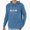 Sister Repeating Rainbow Colorful Hoodie - Fun Novelty Design for Adults