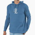 Q Letter College Font University Uni Hoodie - Casual Everyday Wear Unisex