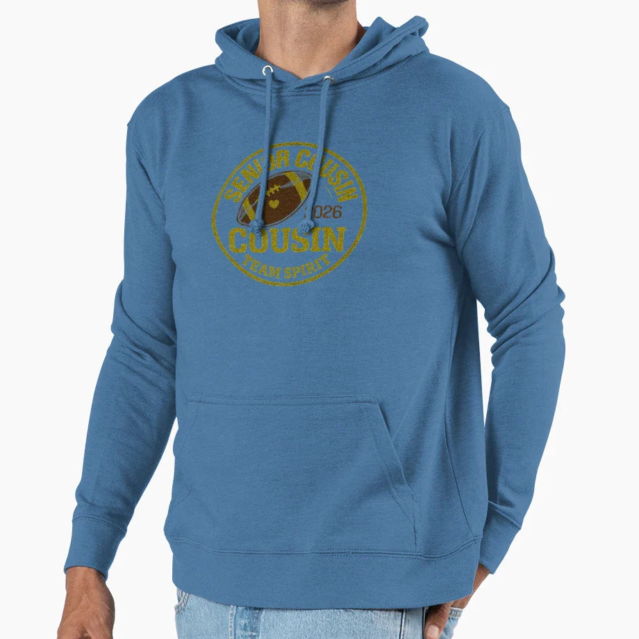 Senior Cousin Team Spirit Champion Hoodie - Streetwear Style Unisex