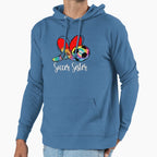 Tie Dye Soccer Sister Game Day Hoodie - Trendy Graphic Men Women