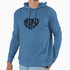 Hockey Sister Hoodie - Minimalist Print Men Women
