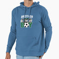 Brother Birthday Soccer Player Hoodie - Minimalist Print for Adults