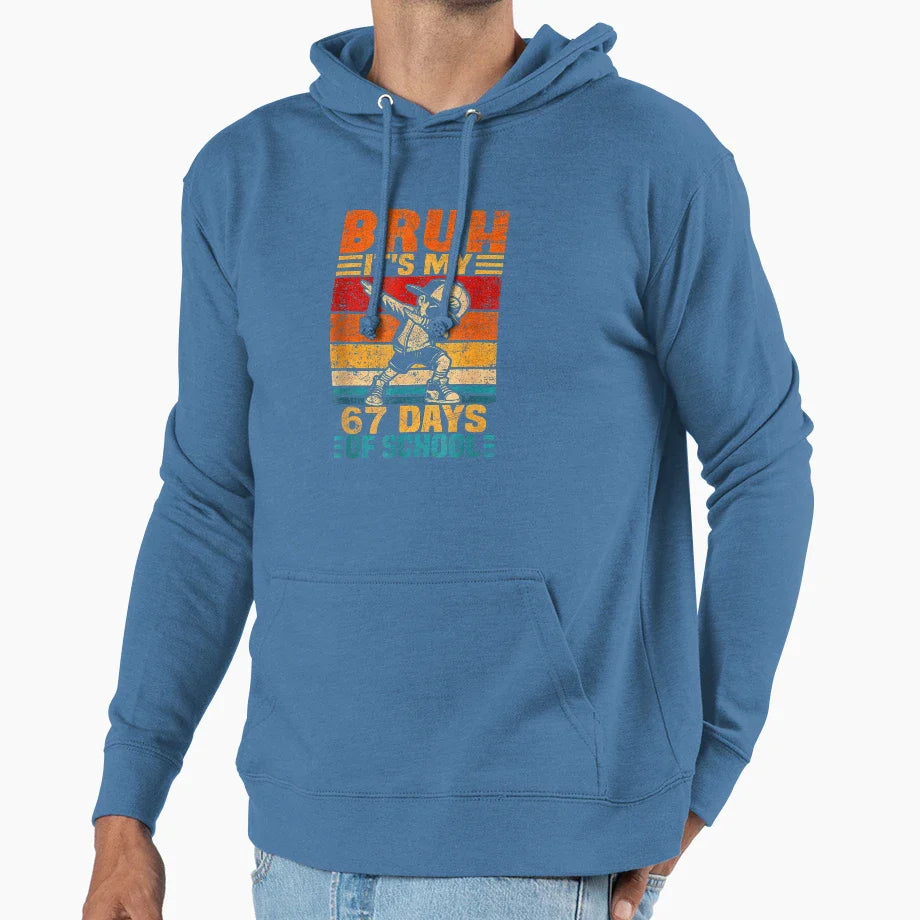 67 Meme 6 7 Numbers Dabbing Its My 67 Hoodie - Graphic Print Men Women