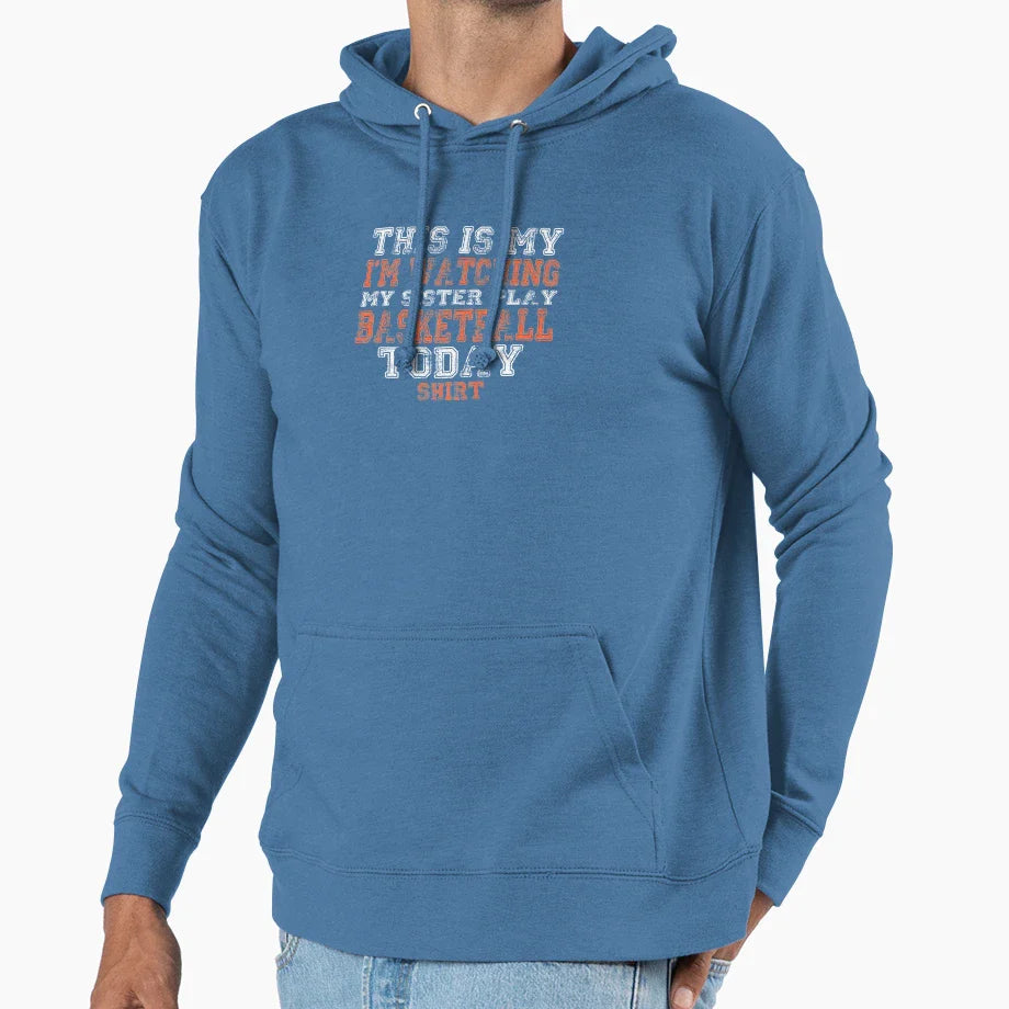 This Is My Im Watching Sister Play Hoodie - Custom Art Print for Adults