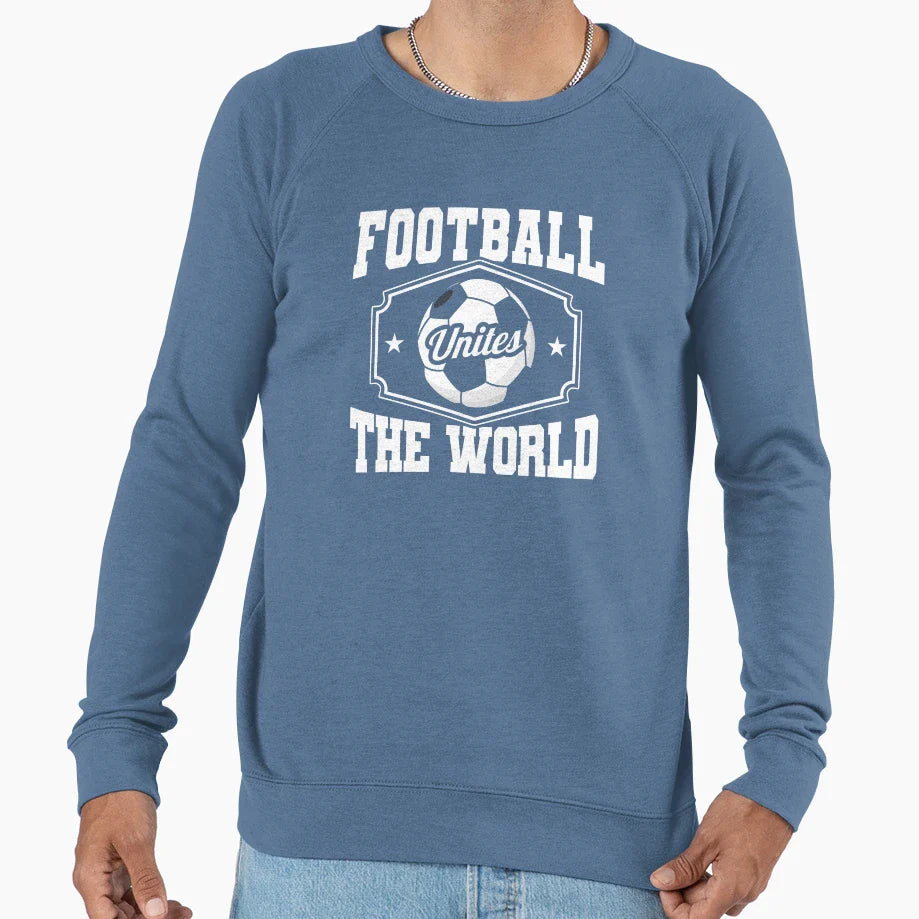 Football Unites World Sweatshirt - Unique Graphic Unisex