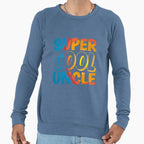 Super Uncle Sweatshirt - Graphic Print Unisex