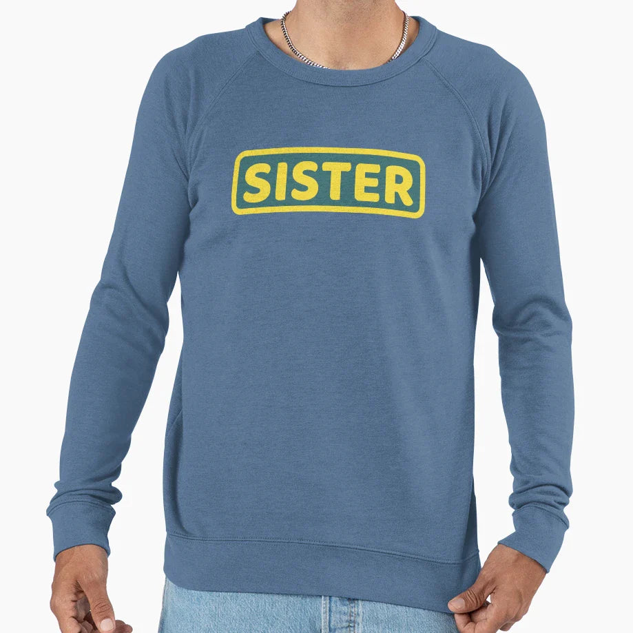 Sister Sweatshirt - Minimalist Print for Adults