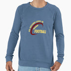 My Second Love Is Football Football Sweatshirt - Graphic Print for Adults
