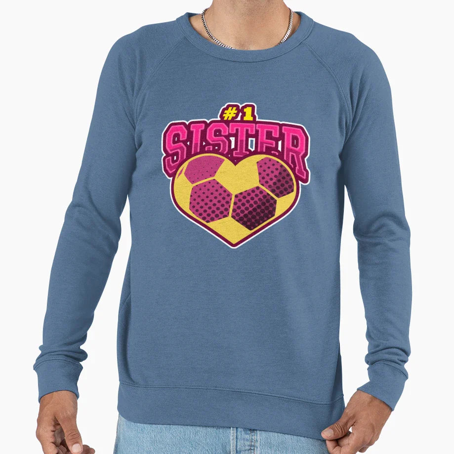 Number One Sister Sweatshirt - Trendy Graphic for Adults