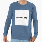 Football Dad Fathers Day Gift T-Shirt - Minimalist Print Men Women