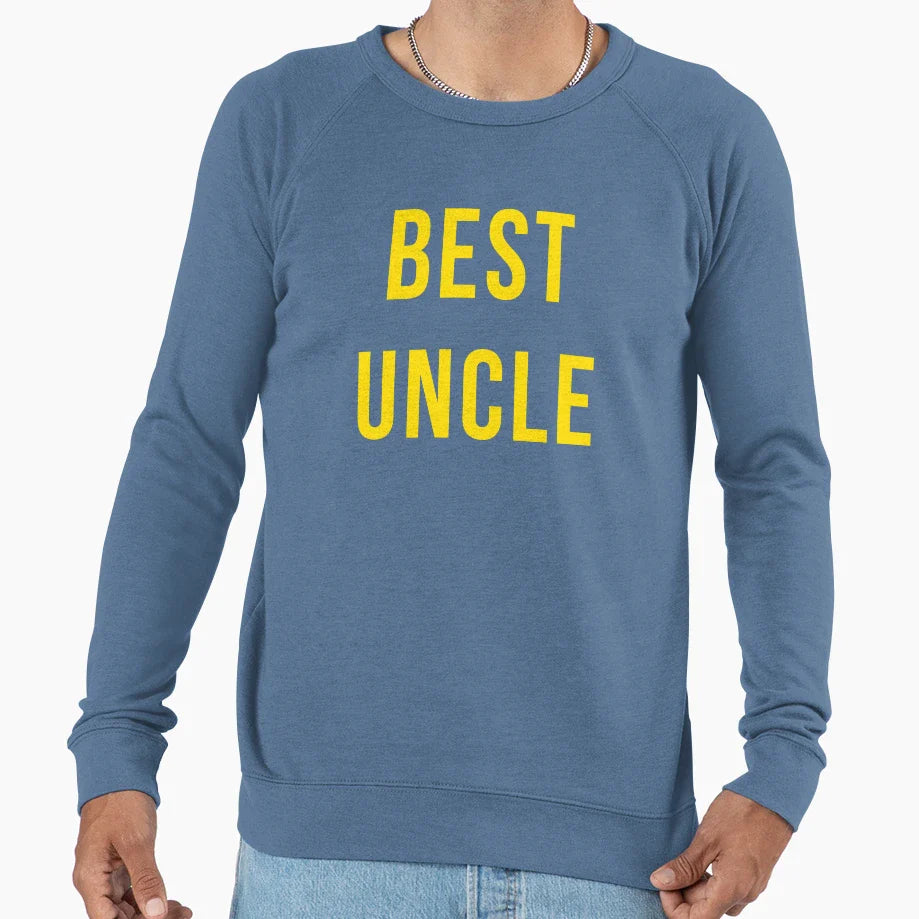 Best Uncle Sweatshirt - Trendy Graphic for Adults